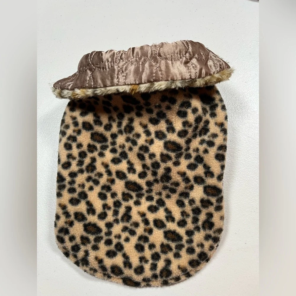 Top Paw Leopard Print Dog Coat